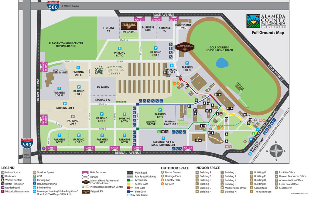 Fairgrounds Map - Alameda County Fairgrounds