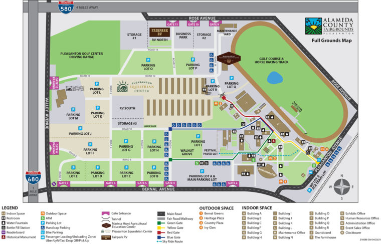 Fairgrounds Map  Alameda County Fairgrounds