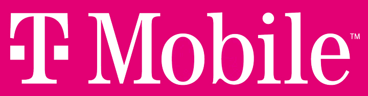t mobile white text on a pink background